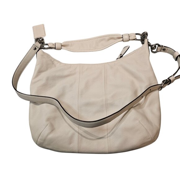 Coach Kristin Crossbody Hobo Ivory - Picture 8 of 8